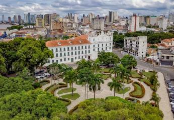 Aerial shot of the city of Belém in Pará, capital of Cop30 Amazônia. Photo: Rafa Neddermeyer/Cop30 Amazônia