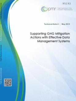 Cover of Supporting GHG Mitigation Actions with Effective Data Management Systems