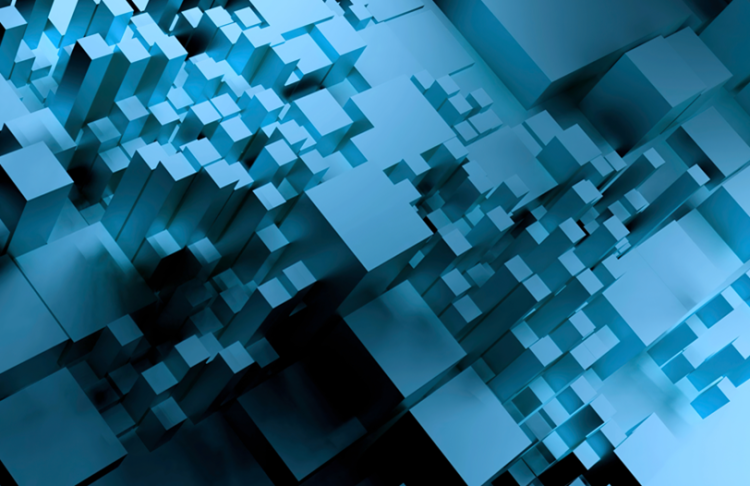 Blue 3D squares composition. Photo: Adobe Stock/Media Whale Stock