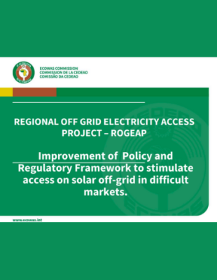 Regional Off Grid Electricity Access Project – Regional Off Grid Electricity Access Project –cover