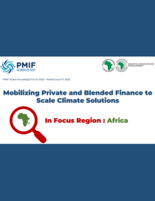 Mobilizing Private and Blended Finance cover Mobilizing Private and Blended Finance to Scale Climate Solutions