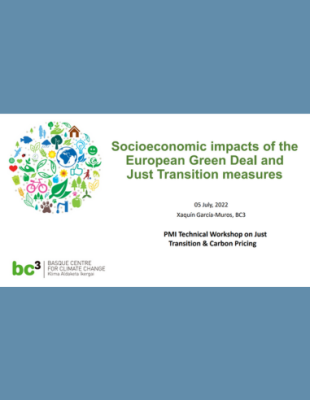 Socioeconomic impacts of the European Green Deal Socioeconomic impacts of the European Green Deal and Just Transition measures