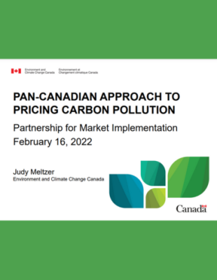 Pan-Canadian Approach to Pricing Carbon Pollution Pan-Canadian Approach to Pricing Carbon Pollution