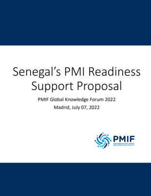 Readiness Support Proposal Senegal’s PMI Readiness Support Proposal
