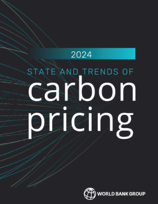 State and Trends of Carbon Pricing 2024 Cover Image Black background with text State and Trends of Carbon Pricing
