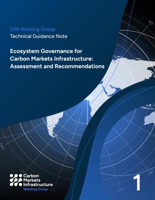 Technical Guidance Note on Ecosystem Governance for Carbon Markets Infrastructure: Assessment and Recommendations Technical Guidance Note on Ecosystem Governance for Carbon Markets Infrastructure - cover