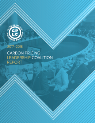Carbon Pricing Leadership Report 2017-2018 Cover Image CPLC Meeting