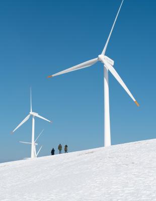 Wind turbines Image of wind turbines (photo credit: unsplash)